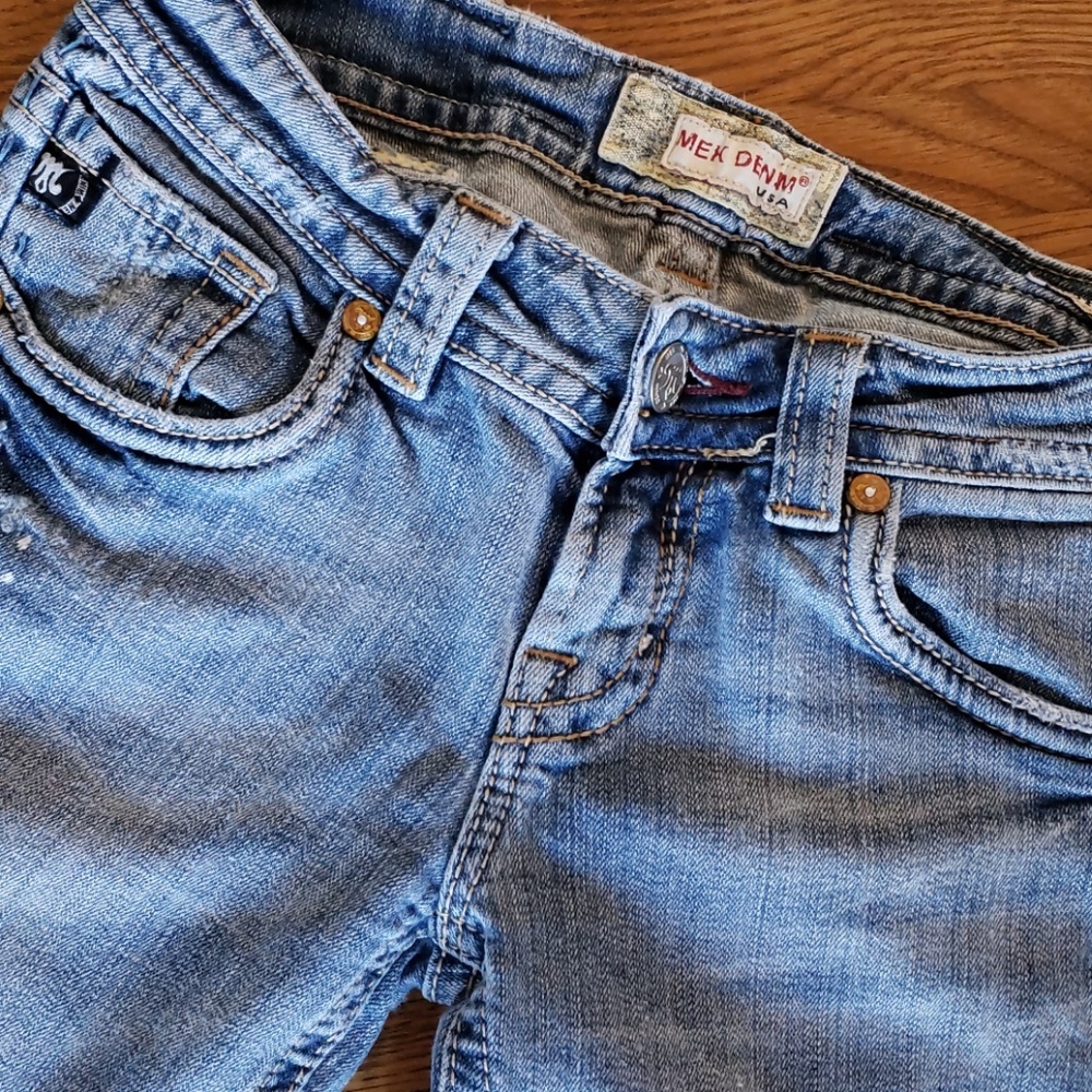 Mek Denim Distressed Kailua Jeans 26